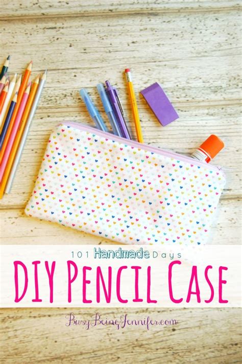 101 Handmade Days Diy Pencil Case Zippy Pouch Busy