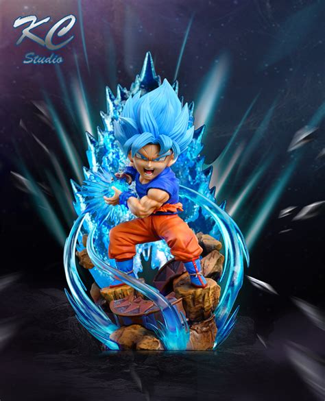 Kc Studio Wcf Dragonball Super Super Saiyan Blue Son Goku Resin Statue