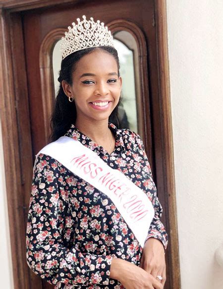Portrait De La Miss Niger 2020 Melle Miriam Abdou Saley La