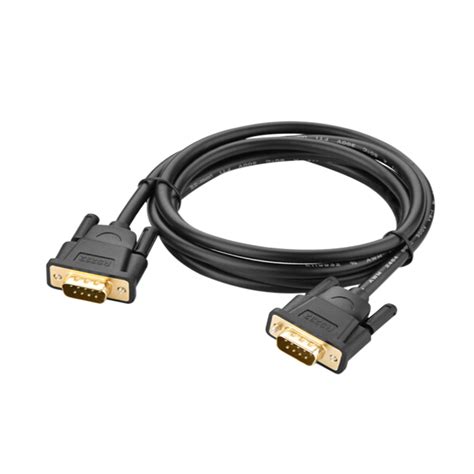 كيبل Ugreen 20153 Db9 Rs232 Adapter Male To Male Cable 15m Black