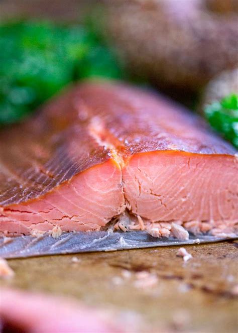 The most common method of oven smoking salmon is to line a baking tray with foil, place your salmon onto a wire rack over the tray, and cover with foil. How to Make Smoked Salmon and Brine Recipe - Kevin Is Cooking
