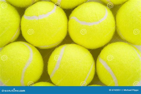 Tennis Balls On White Stock Image Image 6742051