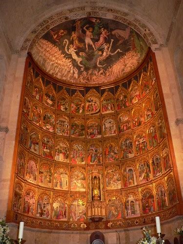 Retablo Del Altar Mayor De La Catedral Vieja De Salamanca Flickr