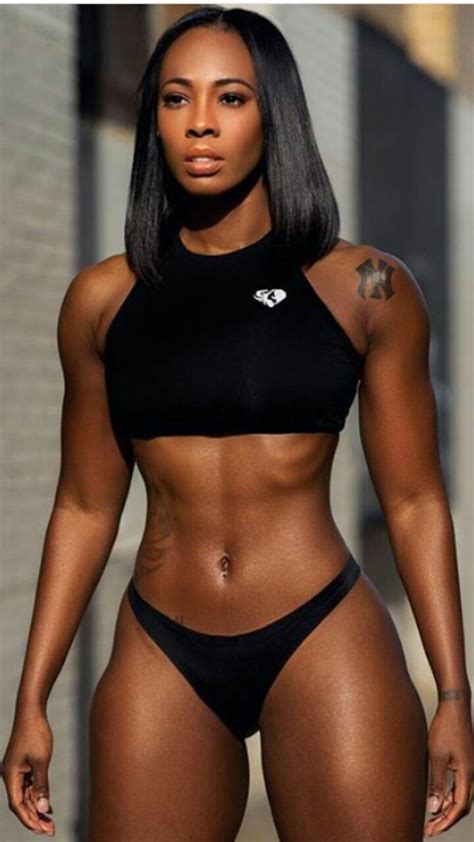 Pin By C S E Z On W O R K O U T Fitness Models Female Beautiful Black Women Women