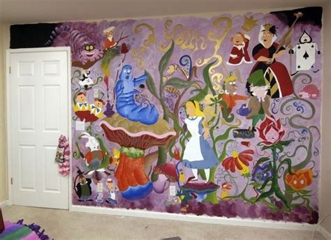 alice in wonderland mural alice in wonderland wall mural alice in wonderland bedroom alice