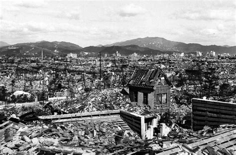 Hiroshima Before And After The Atomic Bombing 1945