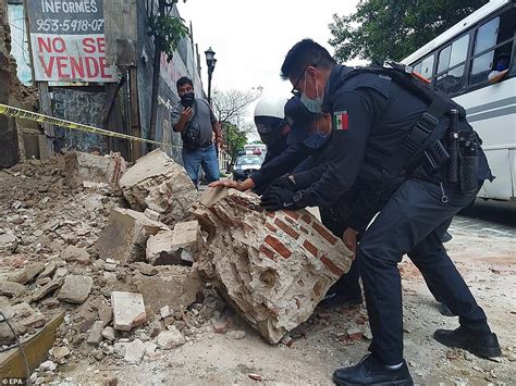 Strong Earthquake Hits Southern Mexico Killing At Least Five People