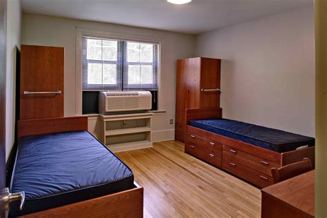 These small drawers make organizing your mini fridge in your dorm a little bit easier! Bloomfield College Dormitory | The Ives Architecture Studio