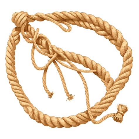 Premium Vector Cowboy Rope Vector On A White Background
