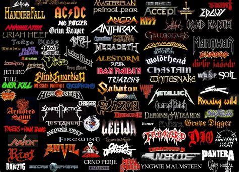 Pin De Satan En Rock Metal And Punk Logos Bandas