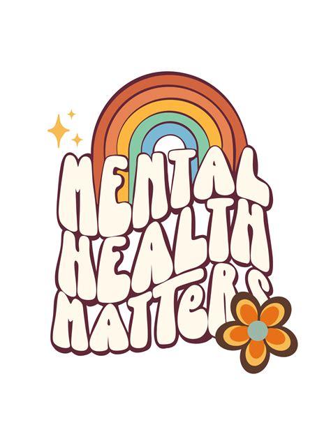 Mental Health Matters Groovy Textography By Funartsbym Ecde1cfb D073
