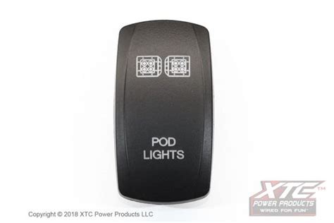 Utv Pod Lights Rocker Switch Xtc Power Products