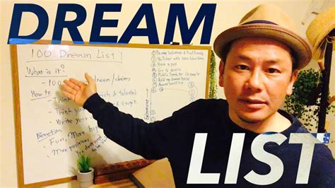 Find Your Happiness With A List Of 100 Dreams 【dream List】 Youtube