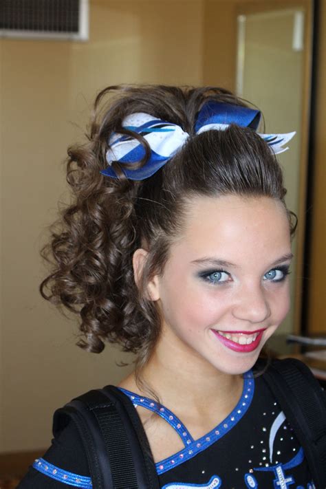 Easy Cute Cheer Hairstyles Pin By Angila Smith On Cheer Hair Cheerleading Maybe You