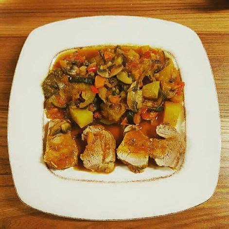 Filet mignon de porc aux légumes en cocotte -minute Recette de Filet