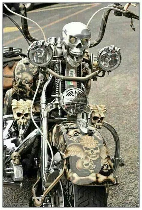 Skull Bike Motorcycle Harley Motorcycle Harley Bikes