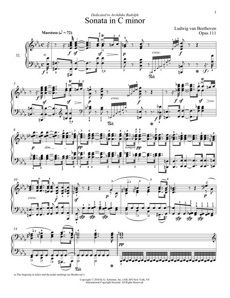 Crecer El Propósito Mártir Beethoven Piano Sonata No 32 Op 111