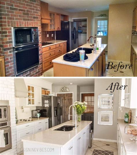 It's time to bring the high impact of color to the heart of your kitchen. Genius Kitchen Makeover Ideas That Would Save You Money - Hative