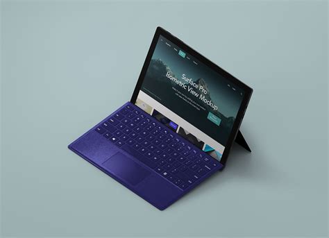 Free Isometric Microsoft Surface Pro Mockup Psd Good Mockups