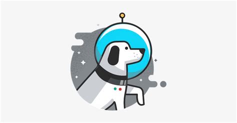Space Dog Illustration 408x408 Png Download Pngkit