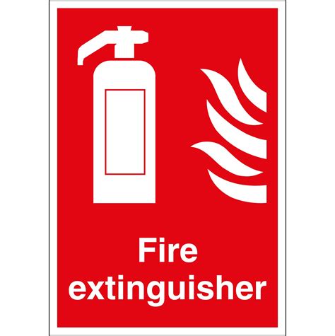 Fire Extinguisher Sign 210mm X 297mm First Safety Signs First