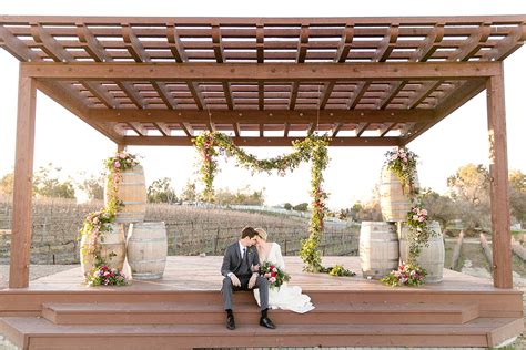 Floral Inspired Winery Wedding