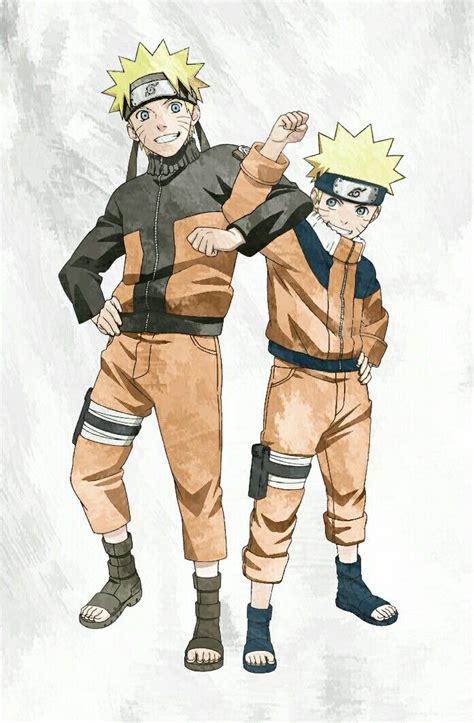 Naruto Uzumaki Grow Up Anime Artes