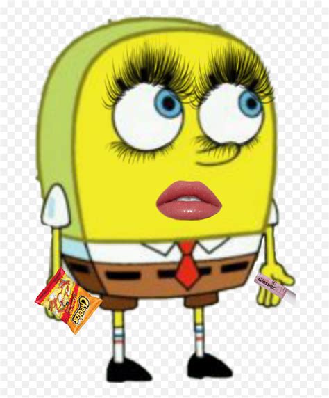 Spongebob Hotcheetos Sticker By Kyshia Spongebob Meme Smooth Emoji
