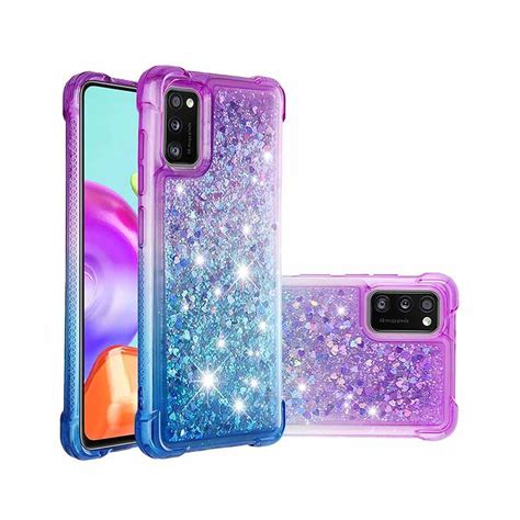 Colorful tempered glass case for samsung $14.99 $24.99. Galaxy A41 Case For Girls Women Gradient Quicksand Glitter ...