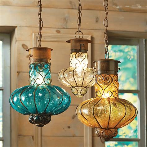 The Best Collection Of Turquoise Glass Pendant Lights