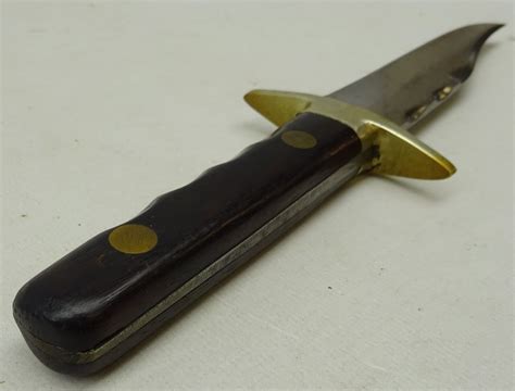 Hunting Knife Shaped Single Edge Blade Stamped William Rodgers