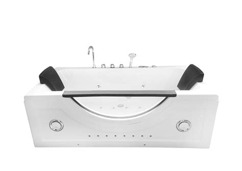 Jetted whirlpool bath tubs work much like hot tubs. Whirlpool Bathtub white 71" x 35,50" hot tub double pump ...