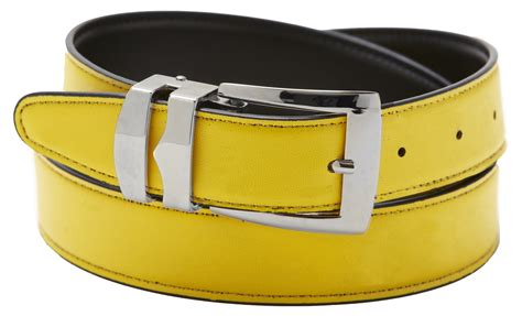 We opted for exceptional cowhide with a glossy finish, making it it also features a matching loop and a rectangular, silver metal buckle. Men's Belt Reversible Bonded Leather Belts Silver-Tone ...
