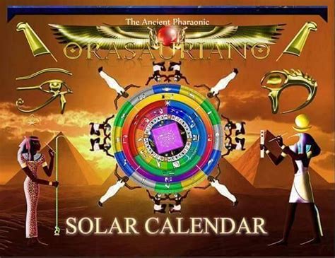 The Ancient Pharaonic Raurian Solar Calendar Solar Calendar Ancient