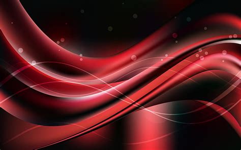 1366x768px 720p Free Download Red Waves Abstract Waves Curves