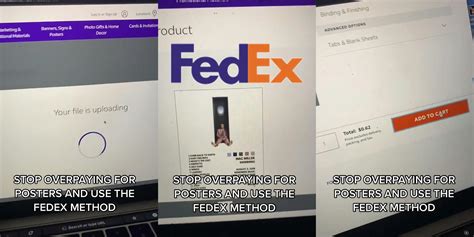 TikToker Shares FedEx Poster Hack PSA