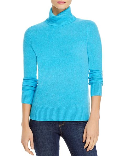 Aqua Cashmere Turtleneck Sweater 100 Exclusive Bloomingdales