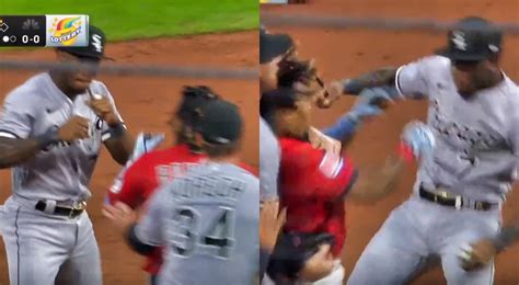 Tim Anderson Got Kod By Jose Ramirez During Fight On Field