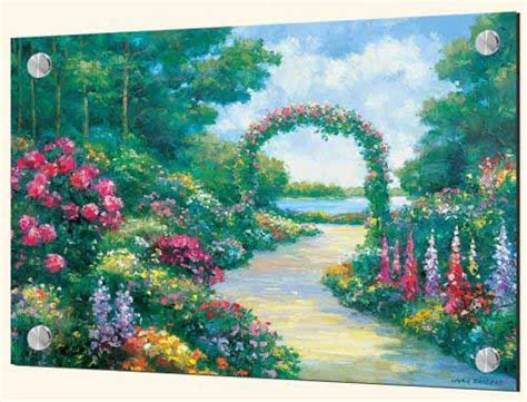 Lakeside Arbor Splashback Mural Tile Mural Store Uk