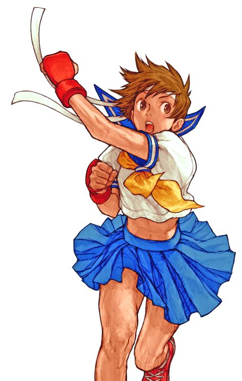 Sakura Kasugano From Street Fighter Art