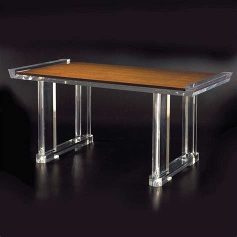 Amazing gallery of interior design and decorating ideas of lucite desk in bedrooms, closets, dens/libraries/offices, girl's rooms by elite interior designers. 18 Sleek Acrylic Computer Desk Designs for Small Home Office