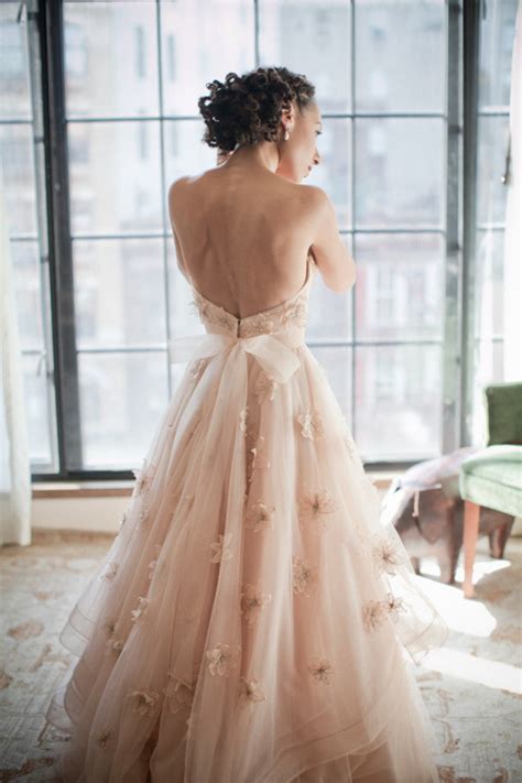 From flowers to invitations, decor and favours. 15 Sweet Peach & Blush Wedding Dresses | Deer Pearl Flowers