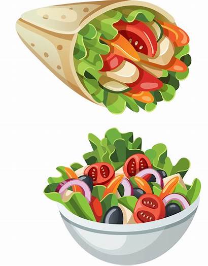 Clipart Salad Vegetable Dishes Transparent Junk Fast