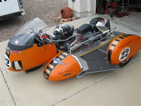 Harley davidson bobber with a 1964 duna sidecar. Sidecar For Sale: Vintage Harley-Davidson Racer | Sidecar ...