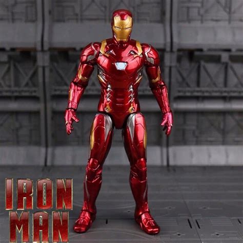 Action Figure Iron Man Ironman Mark 46 Mark Xlvi Avengers Civil War