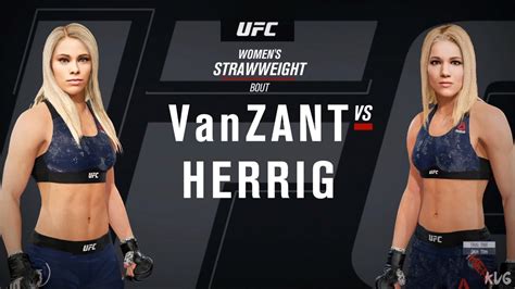 EA Sports UFC Paige VanZant Vs Felice Herrig Gameplay PS HD P FPS YouTube