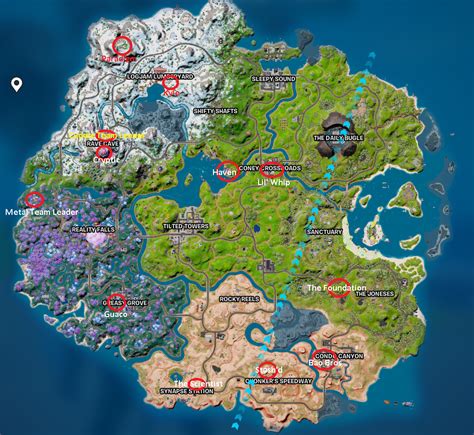 Fortnite Chapter 3 Season 3 All Npc Locations