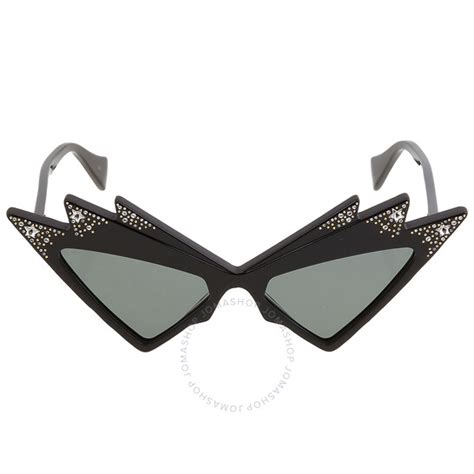 Gucci Grey Cat Eye Ladies Sunglasses Gg1371s 003 53 889652417233 Sunglasses Jomashop