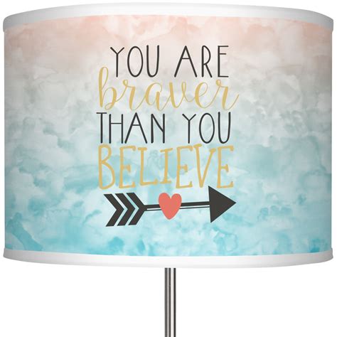 Inspirational Quotes 13 Drum Lamp Shade Polyester Youcustomizeit
