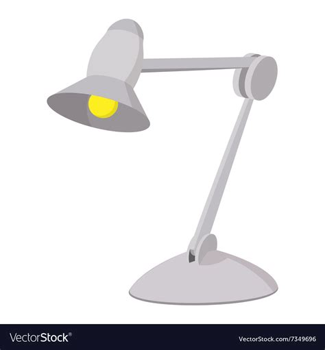 Desk Lamp Cartoon Icon Royalty Free Vector Image